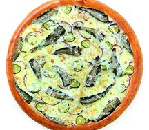 Пицца шпротная 