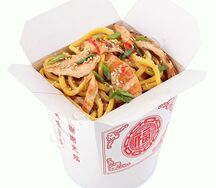 Лапша сомен с курицей