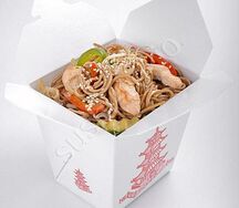 Лапша соба со свининой