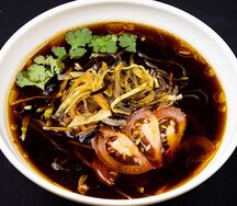 Овощной суп Хан лю с фунчозой 