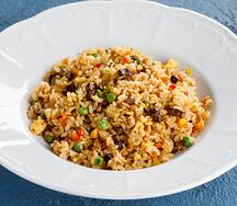 Жареный рис с морепродуктами 