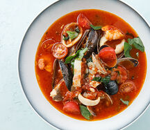 Суп с морепродуктами