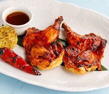 Цыпленок на гриле в соусе чили