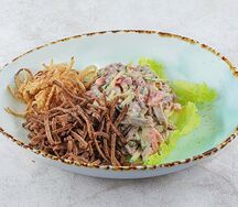 Салат с языком