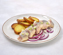 Пряная сельдь с картофелем