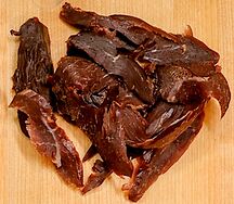 Оленина сырокопченая