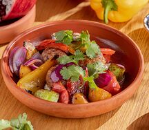 Котлеты из индейки с овощами гриль