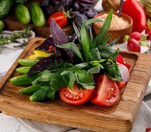 Сезонные овощи и зелень