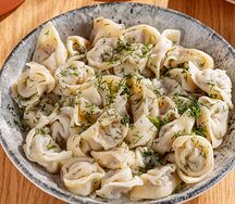 Чучвара отварная с бараниной