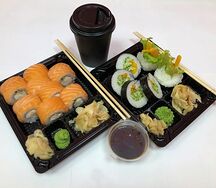 Комбо с Филадельфией и овощным роллом