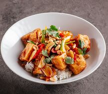 Баклажаны в кисло-сладком соусе