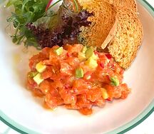 Тартар из лосося