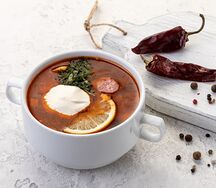 Мясная солянка