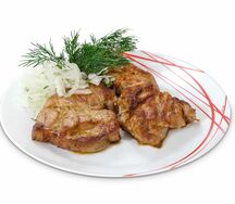 Шашлык из cвинoй шейки