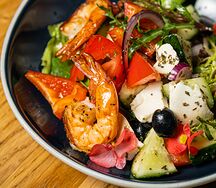 Греческий с креветками