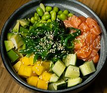 Поке с лососем