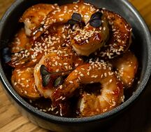 Креветки в соусе сладкий чили