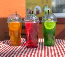 Лимонады в ассортименте собственного приготовления (Лимонад Мохито, Лимонад Гранатовый)