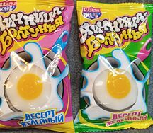 Десерт желейный Яичница Болтунья