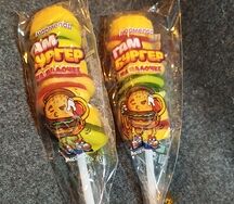 Гамбургер на палочке