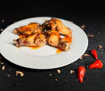 Куриные крылья в соусе Чили