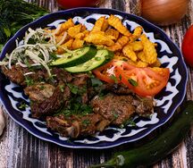 Казан-кебаб с бараниной