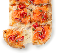 С лососем и каперсами