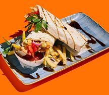 Донер в лаваше из курицы мини