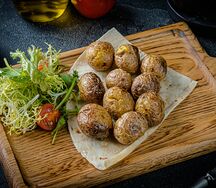 Молодой картофель с курдюком