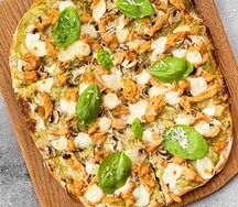 С курицей и грибами