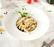 Пенне регате с грибами