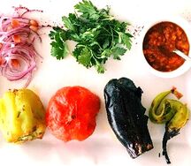 Ассорти овощей на углях