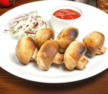 Шампиньоны на углях