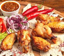 Шашлык из куриных крыльев