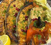 Сёмга на углях