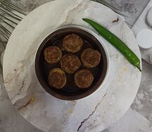 Грибы фаршированные мясом