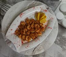 Креветки жареные острые