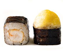 Запечённый эби маки