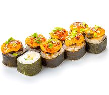 Запеченный с мидиями