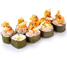 Запеченный с креветкой