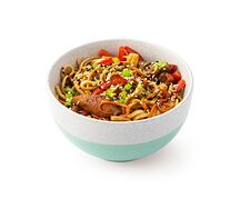 Лапша удон с курицей терияки