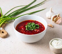 Борщ с говядиной