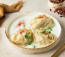 Манты с тыквой