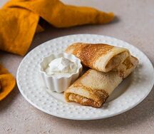 Блинчики с творогом