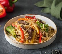 Лапша с говядиной