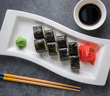 Веган ролл с огурцом