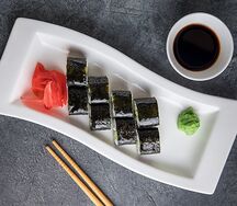 Веган ролл с авокадо