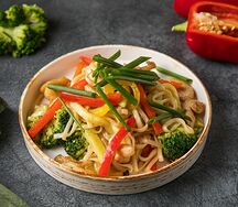 Лапша с куриной грудкой