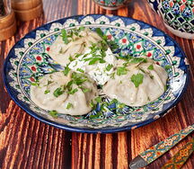 Манты с говядиной