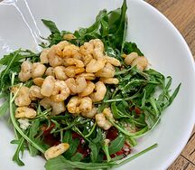 Руккола с креветками